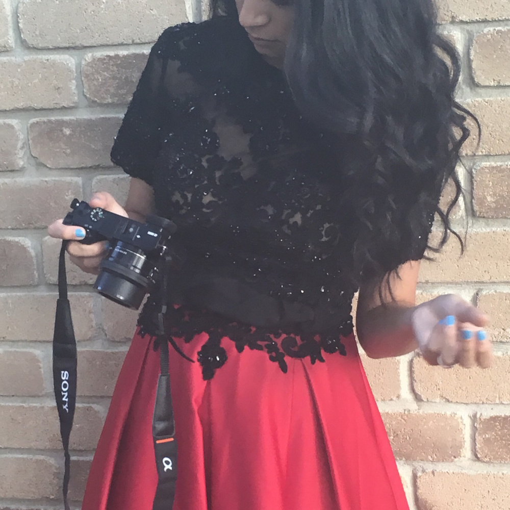 Prom Dress Special Occassion Red and Black